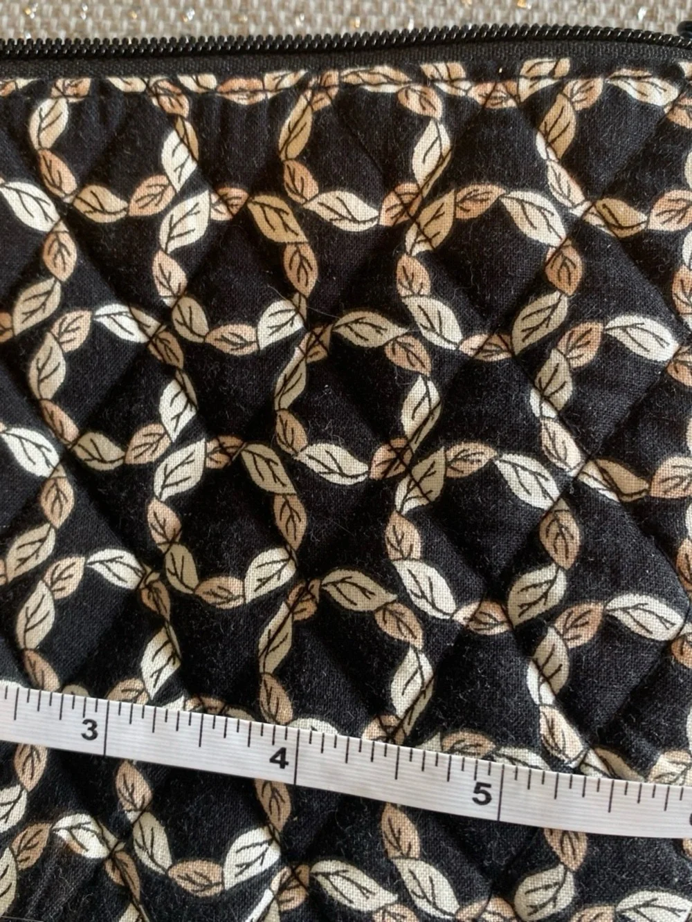 Vera Bradley quilted zip